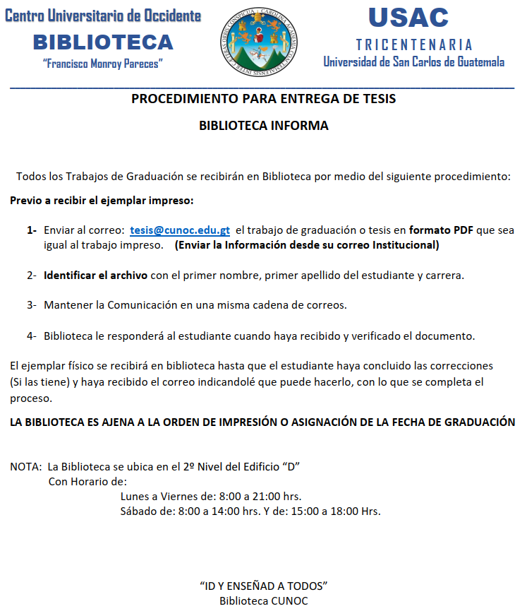 entrega de tesis